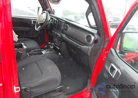 2022 Jeep Wrangler Unlimited Willys 4X4 из США, поврежденный, VIN 1C4HJXDG3NW224173